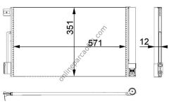 BEHR AC 367 000P | OPEL CORSA D E G.PUNTO EVO KLIMA RADYATÖRÜ