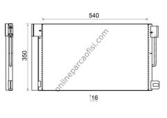 BEHR AC 367 000S | OPEL CORSA D E G.PUNTO EVO KLIMA RADYATÖRÜ