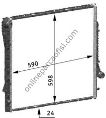 BEHR CR 566 000S | BMW X5 E53 SU RADYATÖRÜ