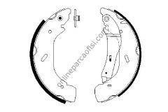 BOSCH 0986487612 | FORD TRANSIT V-184 FREN BALATASI ARKA