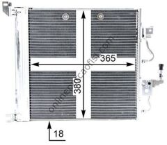 BEHR AC 376 000P | OPEL ASTRA H ZAFIRA B KLIMA RADYATÖRÜ