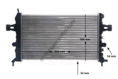 BEHR CR 574 000S | OPEL ASTRA G SU RADYATÖRÜ