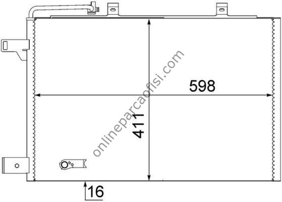 BEHR AC 370 000S | MERCEDES W169-245 KLIMA RADYATÖRÜ