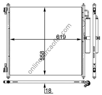 BEHR AC 37 000S | BMW LAND ROVER RANGE IV SPORT II KLIMA RADYATÖRÜ