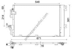 BEHR AC 377 000P | OPEL ASTRA H ZAFIRA B KLIMA RADYATÖRÜ
