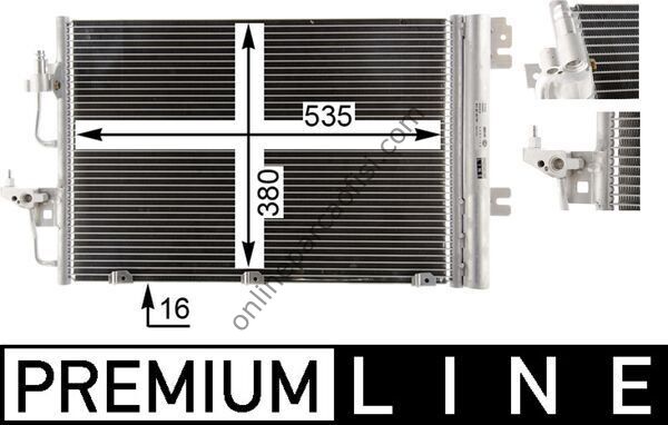 BEHR AC 377 000P | OPEL ASTRA H ZAFIRA B KLIMA RADYATÖRÜ