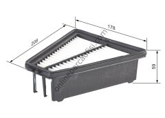 BOSCH F026400417 | RENAULT TWINGOO II HAVA FILTRESI