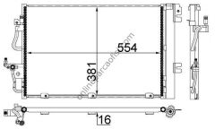 BEHR AC 377 001S | OPEL ASTRA H ZAFIRA B KLIMA RADYATÖRÜ