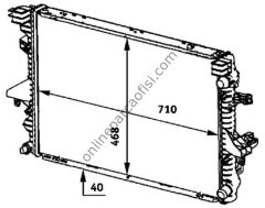 BEHR CR 583 000P | VW T5 SU RADYATÖRÜ