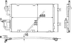 BEHR AC 400 000S | OPEL ASTRA H ZAFIRA B KLIMA RADYATÖRÜ