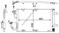 BEHR AC 400 000S | OPEL ASTRA H ZAFIRA B KLIMA RADYATÖRÜ