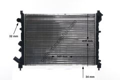 BEHR CR 610 000S | RENAULT LAGUNA I / ESPACE SU RADYATÖRÜ