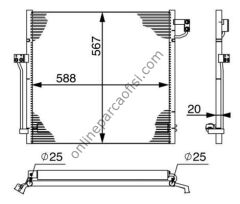 BEHR AC 41 000S | MERCEDES 166 ML-GL-GLS-292 GLE SU RADYATÖRÜ