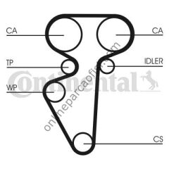 CONTITECH CT 996 | FIAT LADA VEGA-KALINA TRIGER KAYISI