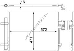 BEHR AC 441 000S | FORD MONDEO/FREELANDER 2/VOLVO KLIMA RADYATÖRÜ