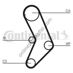 CONTITECH CT 999K1 | FIAT DOBLO/PALIO/PUNTO TRIGER SETI