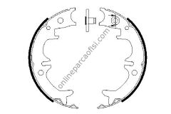 BOSCH 0986487680 | JAPON AVENSIS (T22) EL FREN BALATASI