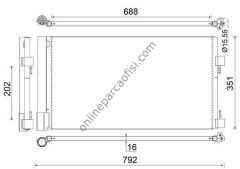 BEHR AC 486 000S | RENAULT LAGUNA III (BT0/1) KLIMA RADYATÖRÜ