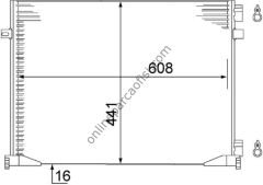 BEHR AC 528 000S | RENAULT TRAFIC II/VIVARO A Box (X83) KLIMA RADYATÖRÜ