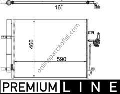 BEHR AC 500 000P | FORD MONDEO KLIMA RADYATÖRÜ