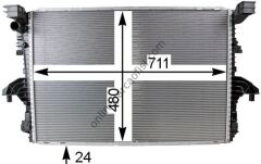BEHR CR 805 000P | VW T5,5-T6 SU RADYATÖRÜ