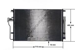 BEHR AC 553 001S | MERCEDES SPRINTER-CRAFTER KLIMA RADYATÖRÜ