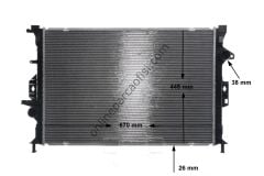 BEHR BHR CR 815 000S | FORD KUGA SU RADYATÖRÜ