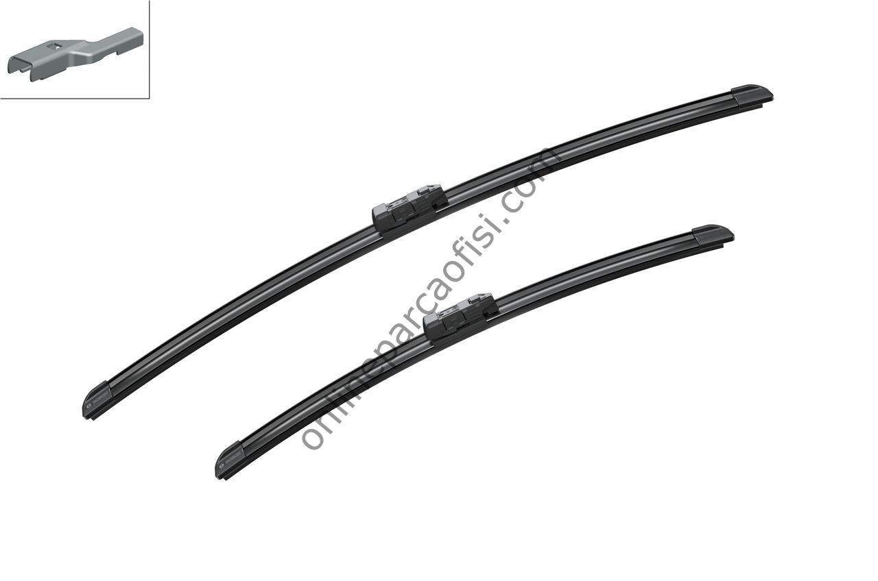 BOSCH 3397007187 | VW GOLF5-JETTA-CADDY SILECEK SÜPÜRGESI ÖN TAKIM