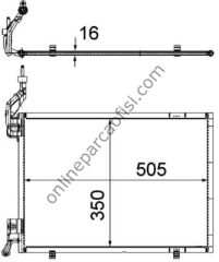 BEHR AC 579 000P | FORD FIESTA KLIMA RADYATÖRÜ