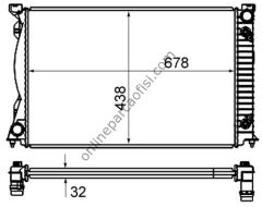 BEHR CR 830 000S | VW A6 SU RADYATÖRÜ