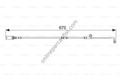 BOSCH BCH 1987473002 | BMW E60-E61-E63-E64 FREN BALATA FISI ARKA