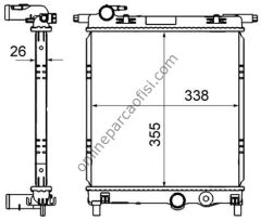 BEHR CR 831 000S | VW UP SU RADYATÖRÜ