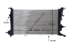 BEHR CR 840 001S | RENAULT MEGANE III / SCENIC SU RADYATÖRÜ