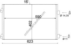 BEHR AC 650 000S | RENAULT THALIA II (LU_) KLIMA RADYATÖRÜ