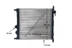 BEHR CR 831 001S | VW UP SU RADYATÖRÜ