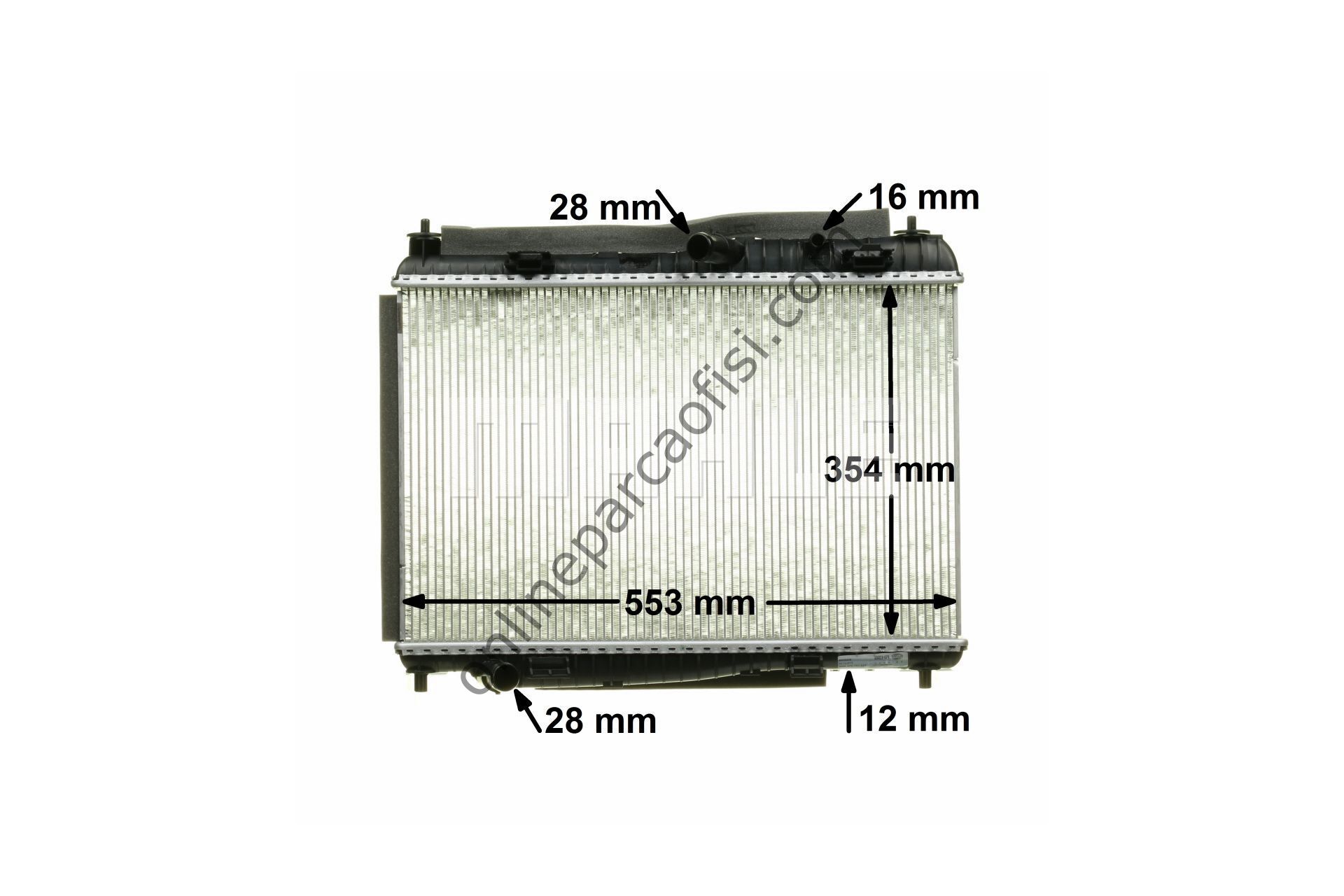 BEHR CR 87 000P | FORD FIESTA/B-MAX/COURIER SU RADYATÖRÜ