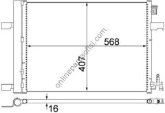 BEHR AC 636 000S | OPEL ASTRA J CRUZE KLIMA RADYATÖRÜ