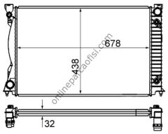 BEHR CR 842 000S | VW A6 SU RADYATÖRÜ