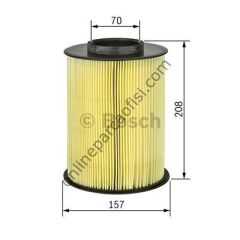 BOSCH F026400492 | FORD FOCUS C-MAX KUGA CONNECT S40 V40 V50 MAZDA III HAVA FILTRESI