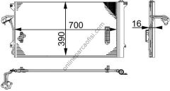 BEHR AC 659 000S | VW TOUAREG-Q7-CAYENNE KLIMA RADYATÖRÜ