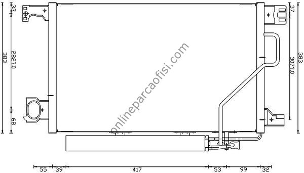BEHR AC 662 000S | MERCEDES W203-209 KLIMA RADYATÖRÜ