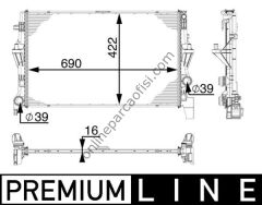 BEHR BHR CR 902 000P | MERCEDES W447 SU RADYATÖRÜ