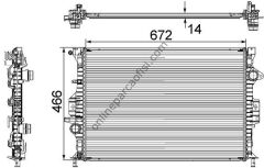 BEHR CR 906 000S | FORD MONDEO SU RADYATÖRÜ
