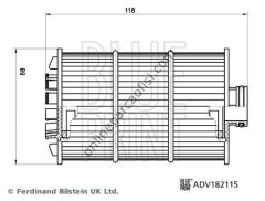 BLUE PRINT ADV182115 | VW FLYING SPUR YAG FILTRESI