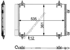 BEHR AC 668 000P | PSA 307/C4 KLIMA RADYATÖRÜ