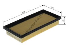 BOSCH F026400507 | JAPON SPACE STAR (A0) : ATTRAGE (A13) 14- HAVA FILTRESI