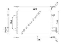 BEHR AC 692 000S | FORD FIESTA/FUSION KLIMA RADYATÖRÜ