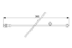 BOSCH 1987473023 | VW 911 CARRERA-CAYMAN-BOXSTER FREN BALATA FISI ÖN