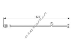 BOSCH 1987473024 | VW 911 CARRERA-CAYMAN-BOXSTER FREN BALATA FISI ÖN