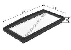 BOSCH F026400512 | OPEL SPARK HAVA FILTRESI